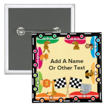 Beställnings- djura Racers knäppas Pins