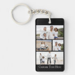 Beställnings- fotoCollage Keychain