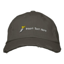 Beställnings- friidrott broderad hatt