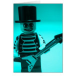 Beställnings- gitarrist Minifigure med gitarren Kort