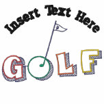 Beställnings- Golf broderad skjorta Pikétröjor