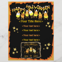 Beställnings- Halloween affär eller personligt Full Färg Flygblad