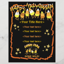Beställnings- Halloween affär eller personligt Flyg Blad