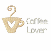 Beställnings- kaffeälskare broderade T-tröja Munkjacka