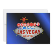 Beställnings- Las Vegas bröllopinbjudningar