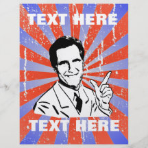 Beställnings- Mitt Romney Flygblad Designs