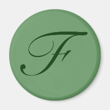 Beställnings- Monogrammagnet Magnet För Kylskåp