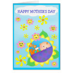 Beställnings- mors dag/födelsedag/ny mamma hälsningskort