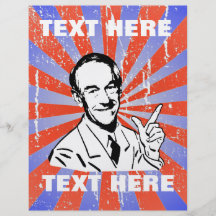 Beställnings- Ron Paul Flyg Blad