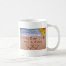 Beställnings- spara datera kaffe koppar