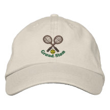 Beställnings- tennis broderad hatt