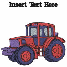 Beställnings- traktor broderad skjorta pikétröja