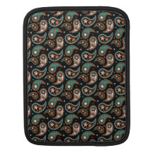 Besynnerlig Paisley turkos och orange Sleeves För iPads