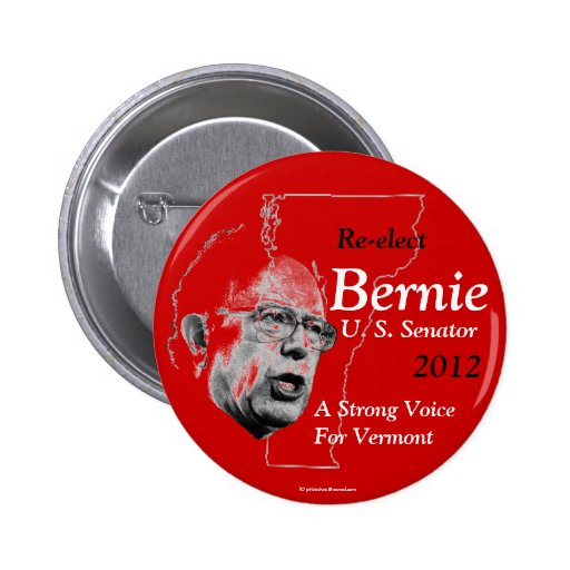 Beträffande-utvald politica 2012 för Bernie U.S. S Knapp Med Nål