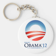 Beträffande-Utvalda Obama 2012 Nyckelring