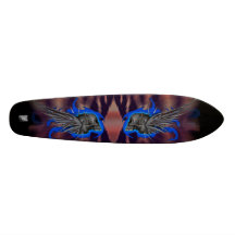 bevingad döskallar för metall skate board
