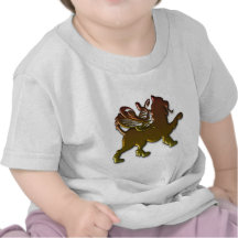 Bevingad Liondräkt för kunglig person Tee Shirt