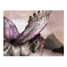 Bevingad Pegasus vykort