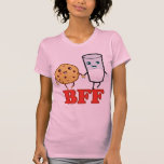 BFF, kaka och mjölk T-shirts