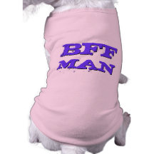 BFF-MAN HUND TEE SHIRT