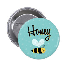 Bi-spoken "honungbi" knäppas pins