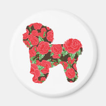 Bichon Frise Kylskåpmagneter