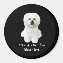 Bichon Frise magnet Kylskåpmagneter
