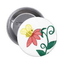 biet och blomman knäppas pins
