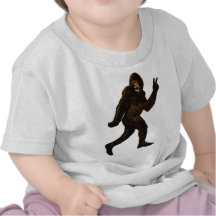 Bigfoot fredstecken t-shirt