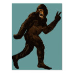 Bigfoot fredstecken vykort