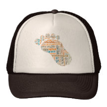 Bigfoot namnger foten baseball hat