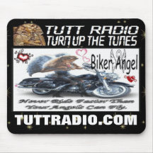 Bikerängel Mousepad Mus Mattor