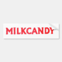 Bildekal för MILKCANDY-textlogotyp