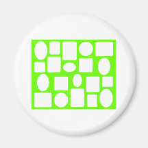 Bildramen landskap grön Lt MUSEUM Zazzle Magneter