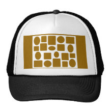 Bildramen landskap vit MUSEET Zazzle Baseball Hat