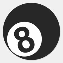 Biljard - 8-Ball Klistermärken