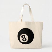 Biljard - 8-Ball Tote Bags