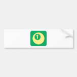 Biljardboll numrerar en logotyp bildekal