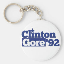 Bill Clinton Al Gore 1992 retro politik Nyckel Ringar