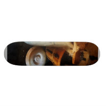 Bilskrälle och trumma skate board