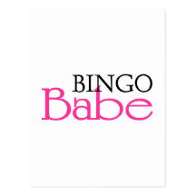 BingoBabe Vykort