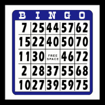 Bingokort 1 affischer