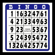 Bingokort 2 affischer