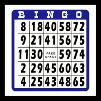 Bingokort 8 affischer
