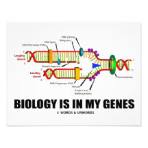 Biologi är i min gener (DNA-replicationen) Inbjudningskort