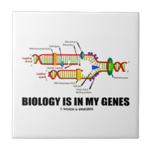 Biologi är i min gener (DNA-replicationen) Keramiska Plattor
