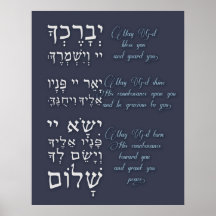 Birchat Kohanim - Priestly välsignelse Affisch