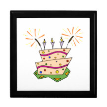 Birthday Cake Jewelry Box