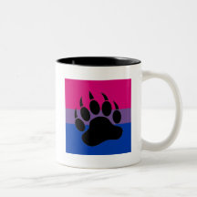 Bisexuell björnpride kaffe koppar