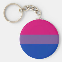 Bisexuell prideflagga Keychain Nyckelringar